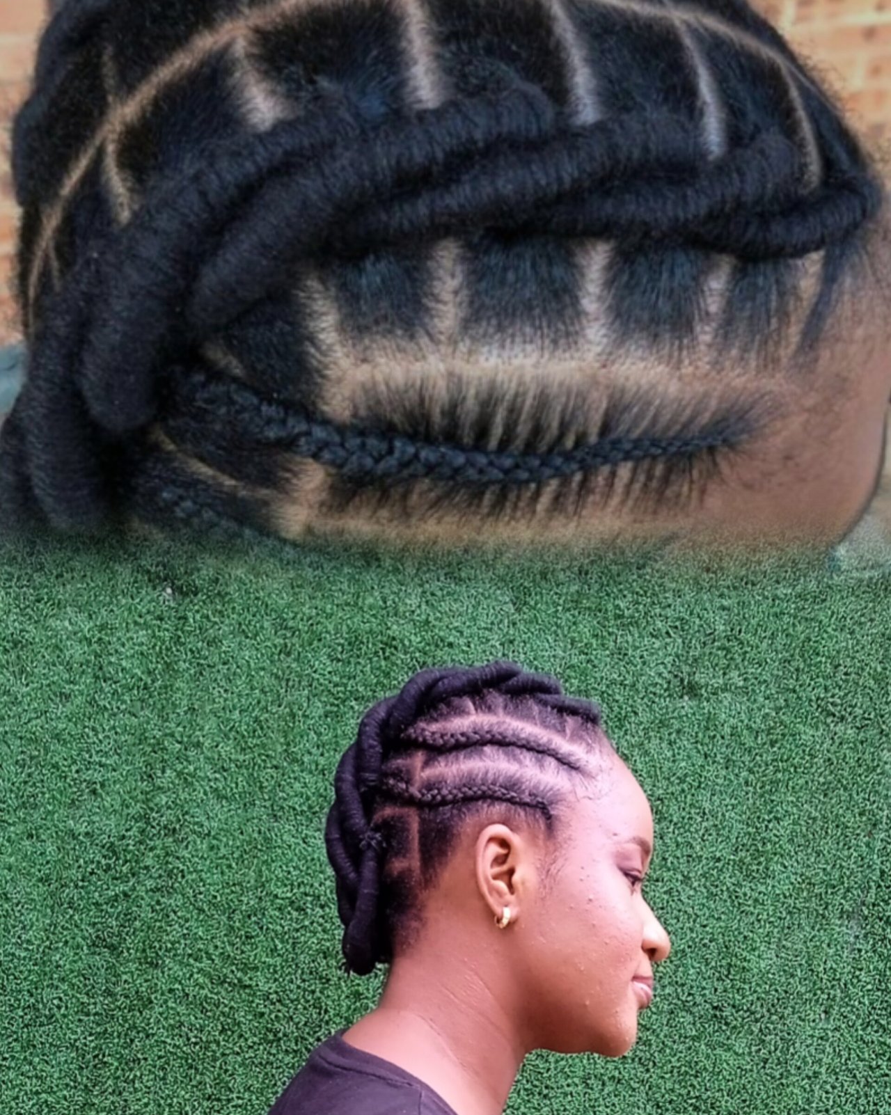 From My Bucket list: Recreating African Kiko Hairstyle.