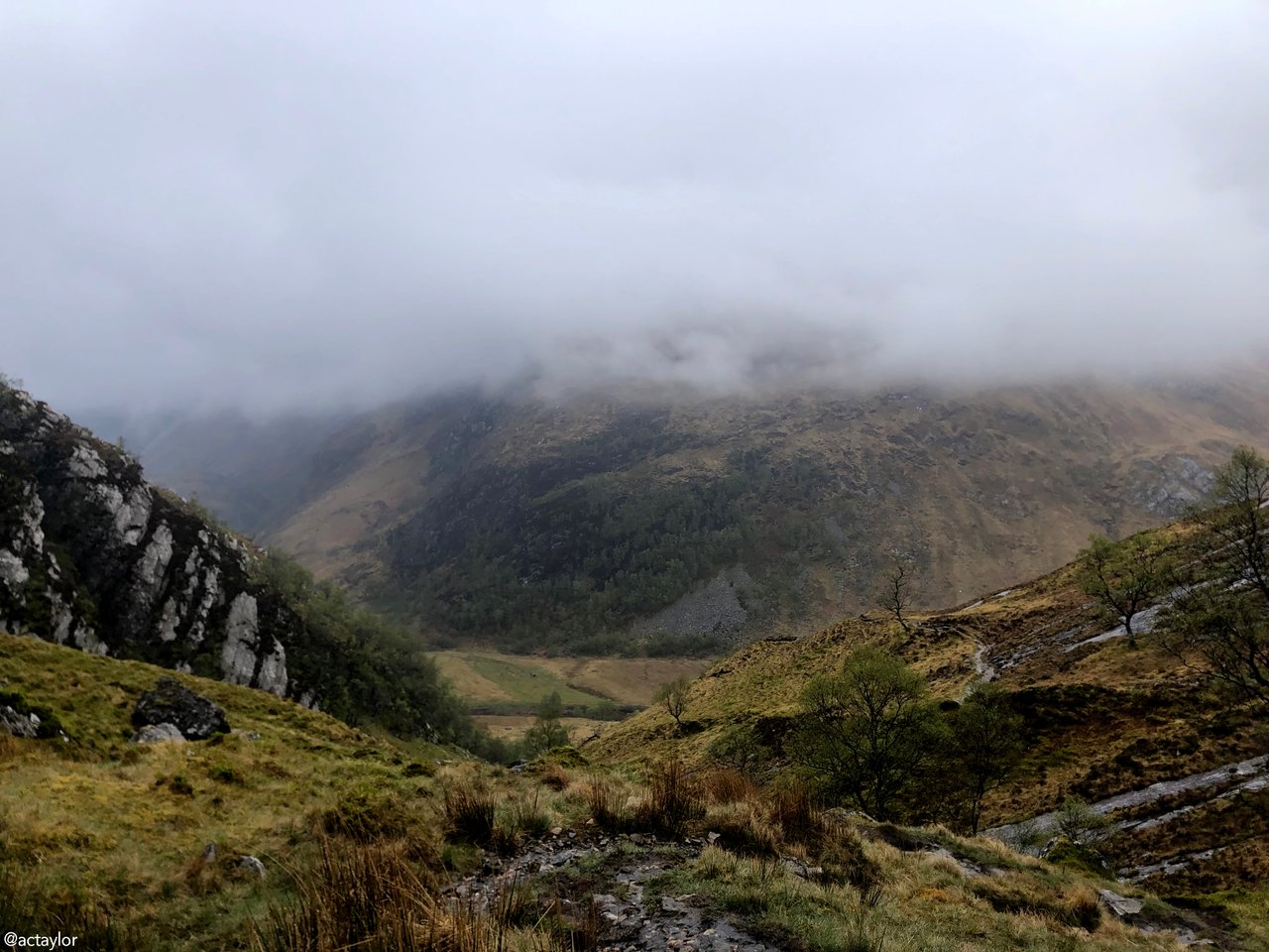 Into the mist: trekking the Ring of Steall