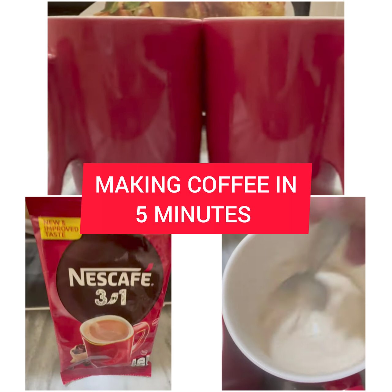 Making coffee in 5 minutes