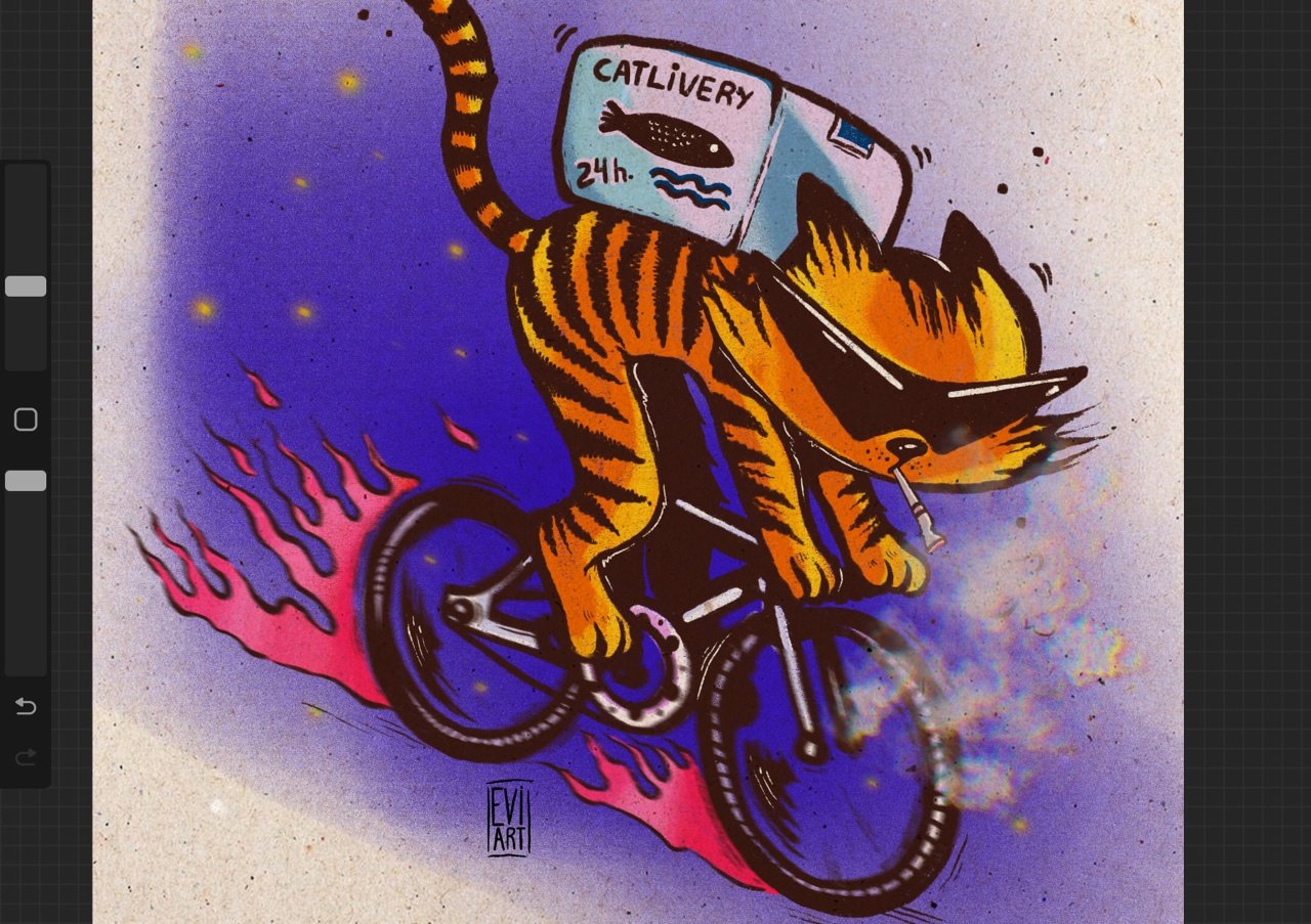 Lightning fast cat-delivery! 😼⚡