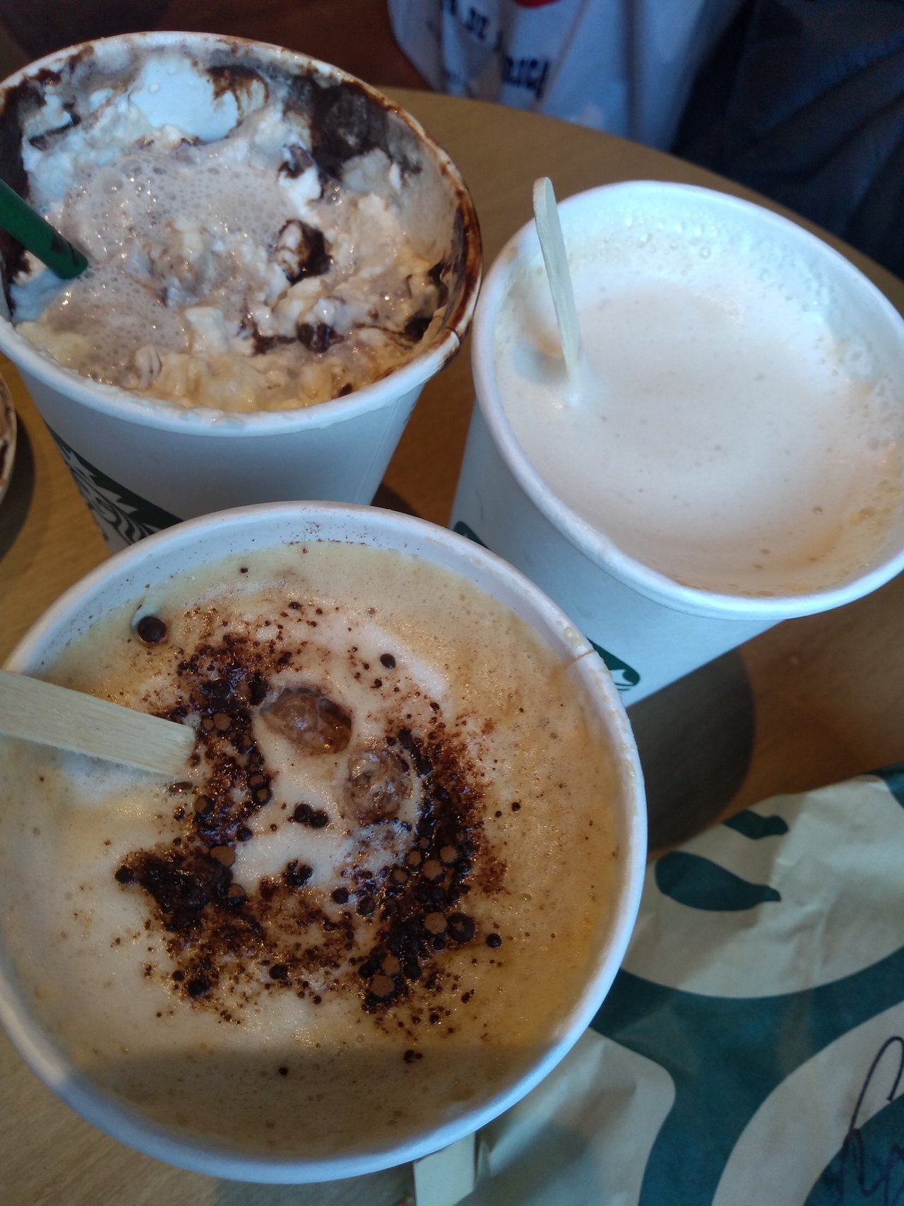 Café y chocolate caliente para una tarde muy fría / Coffee and hot chocolate for a very cold afternoon