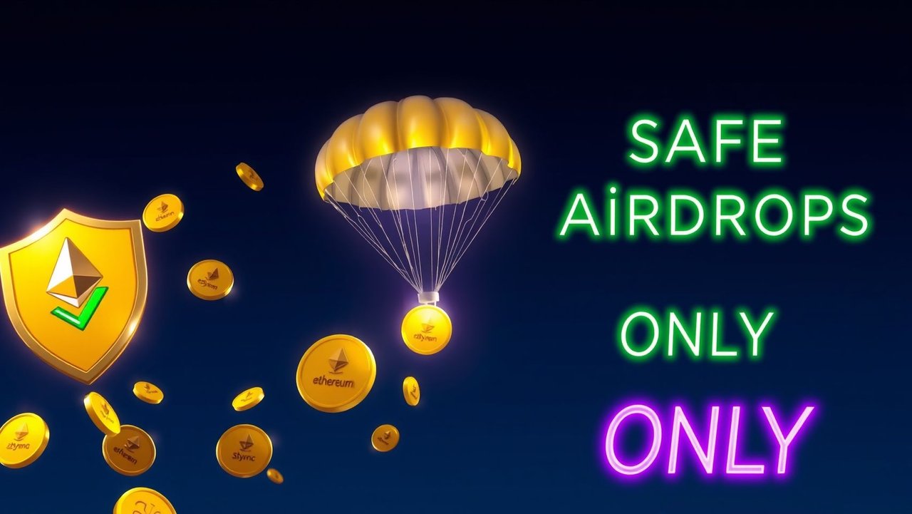 https://images.ecency.com/DQmZJkzH6UQLHokW6gkm8UCFkDFuALQXkaixNmcCxGc6YwP/a_shining_parachute_dropping_golden_coins_with_ethereum_and_zksync_logos_over_a_dark_sky._a_shield_with_a_checkmark_blocks_red_scam_popups._bold_neon_text_says_safe_airdrops_only_.jpg