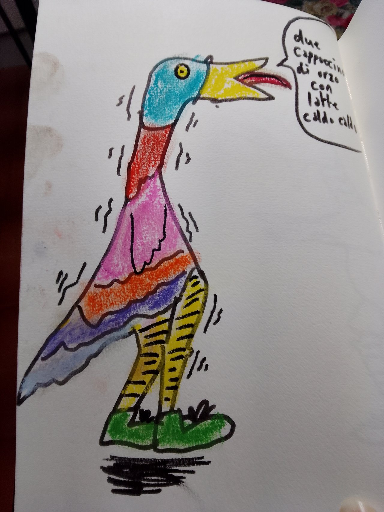 Mayday - Hypersensitivosaurus and Cold Turkey walk into a bar in Italy.