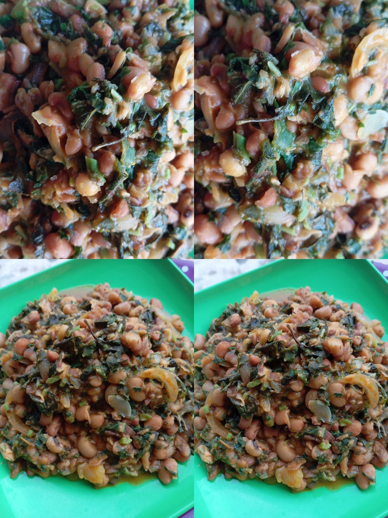 My sweet porridge beans with Sentleaf and Greenleaf 