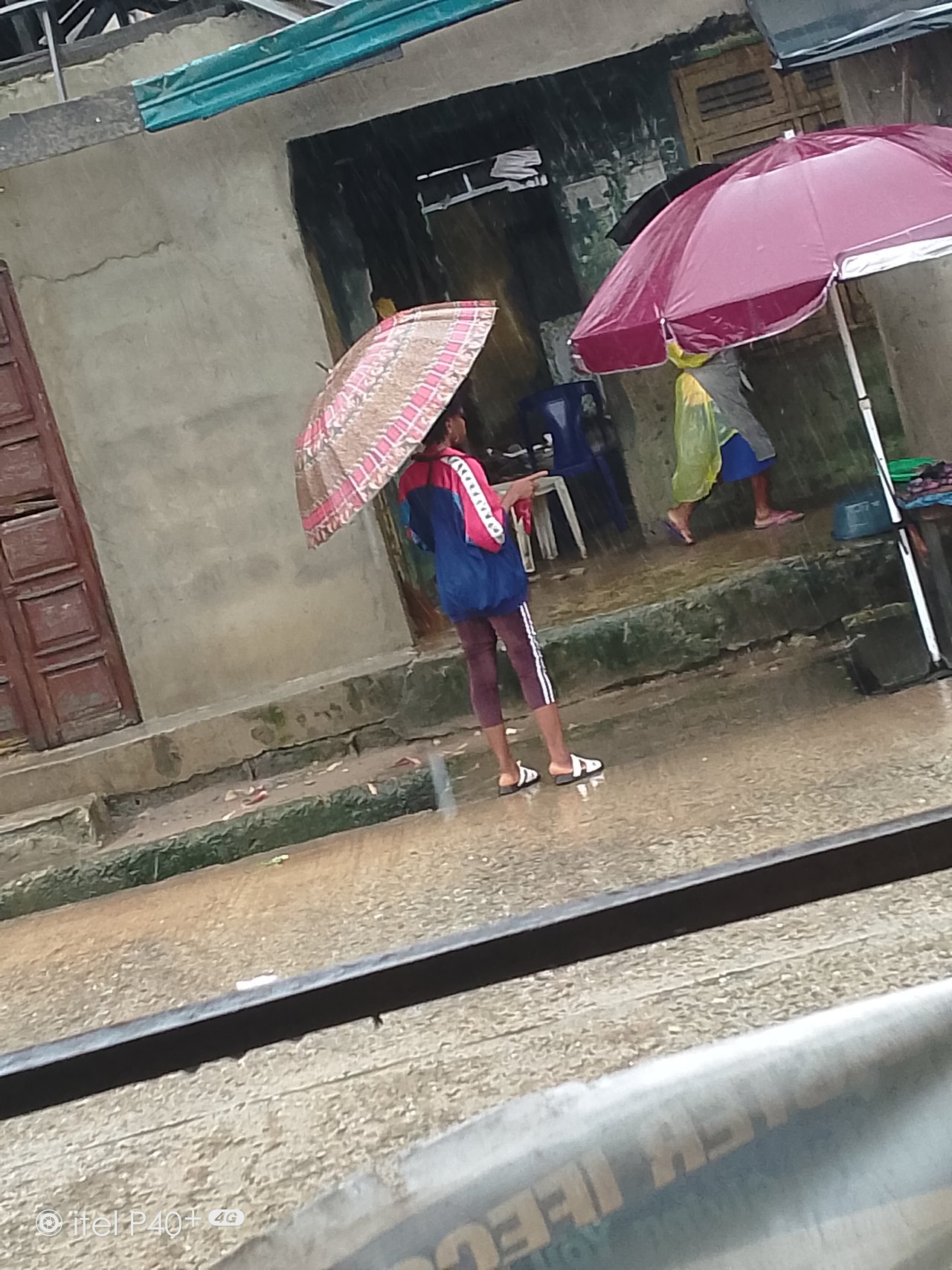 My shopping day postponed because of heavy rain fall
