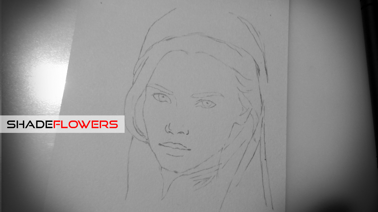 Finally, the stage of creating the hair and hood.