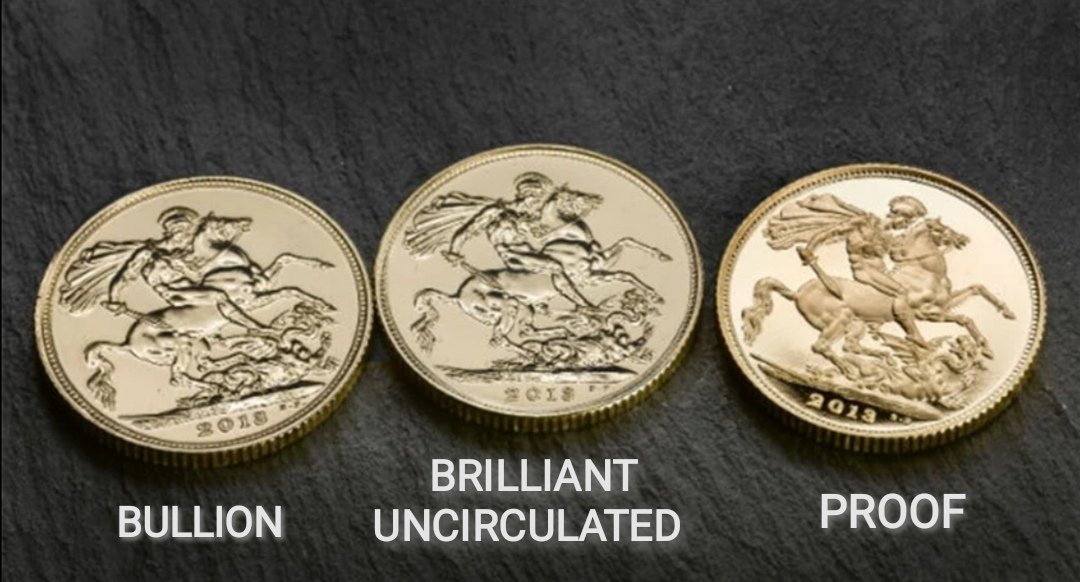 Different collectible coins