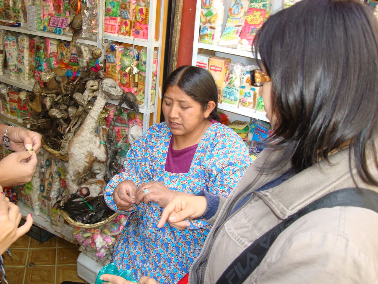 Witches’ Market (in this photo you can see the llama fetuses)