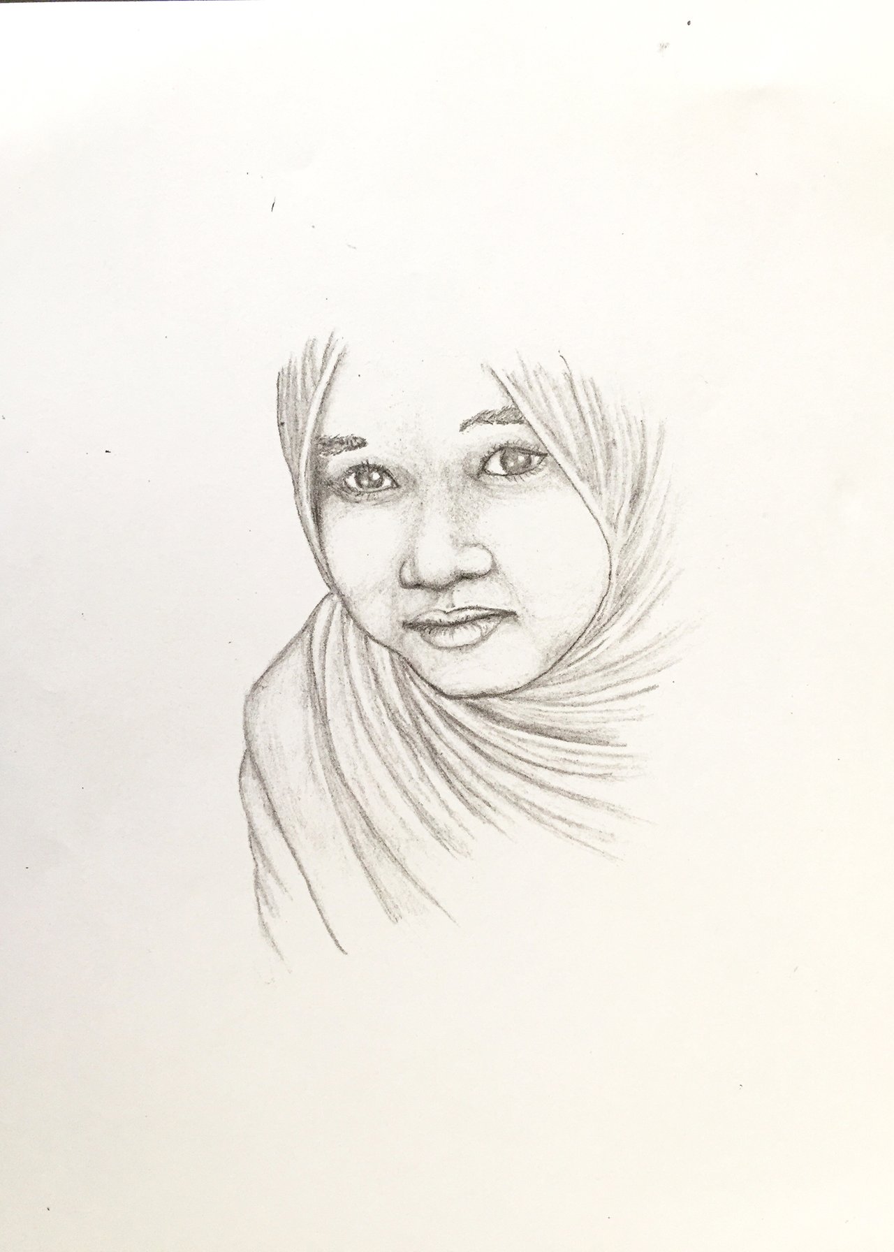 Portrait drawing - Graphite pencil drawing