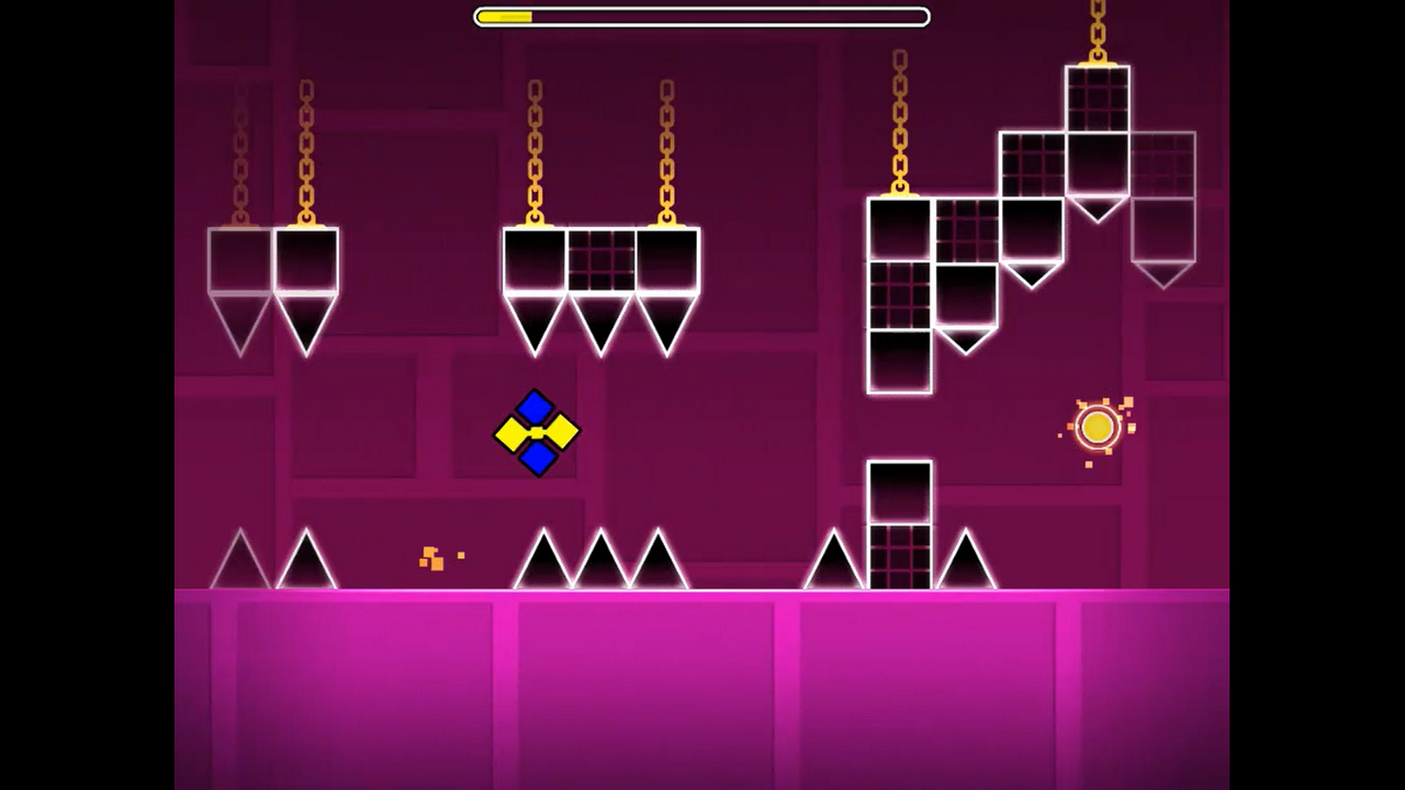 Geometry Dash Clearing A Default Level Peakd