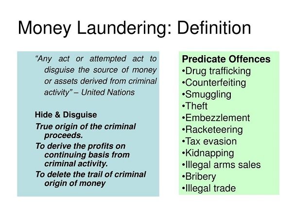 What Is The Definition Of Money Laundering