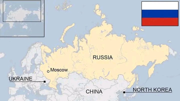 Russia is the largest country in the world, covering over 17 million square kilometers