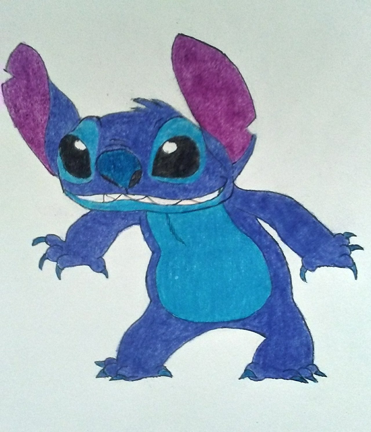 [ESP/ENG] Dibujo de STITCH (+Process)/ Drawing STITCH (+Process).