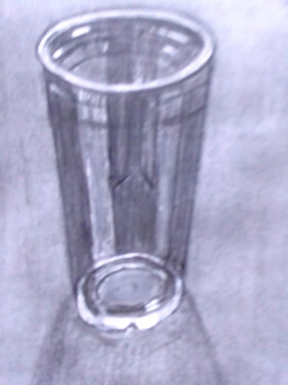 Drawing A Plastic Cup Peakd