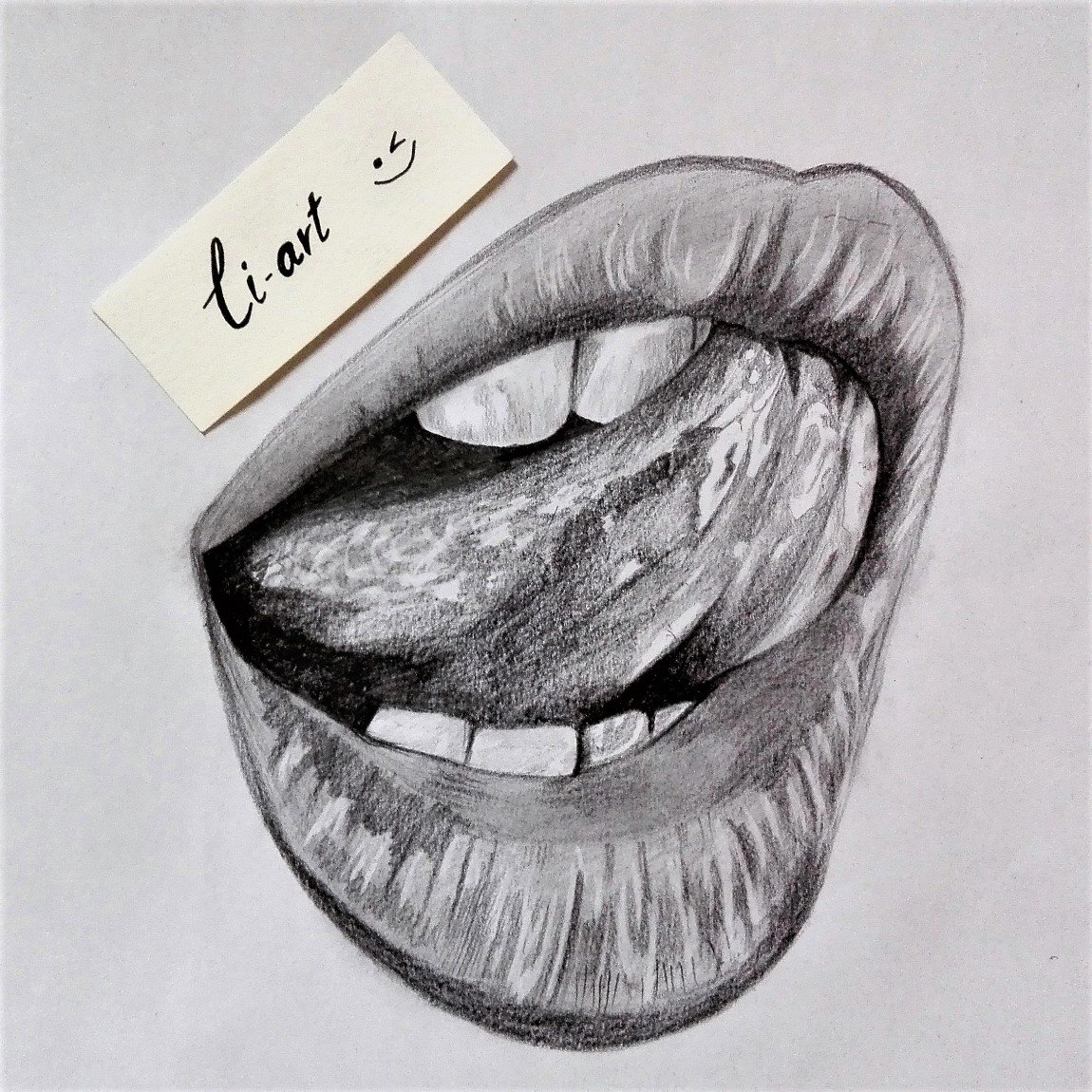 tongue drawing tumblr