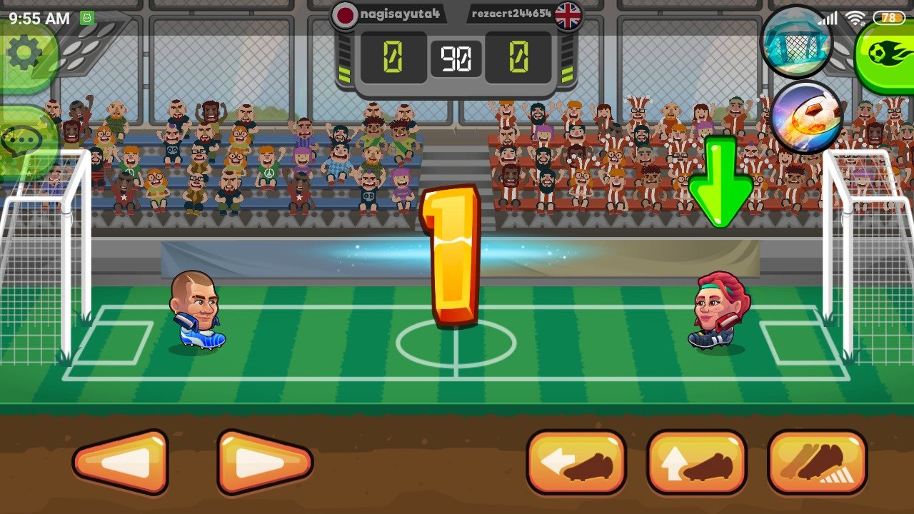 2 Player Football Heads Game - Play Online