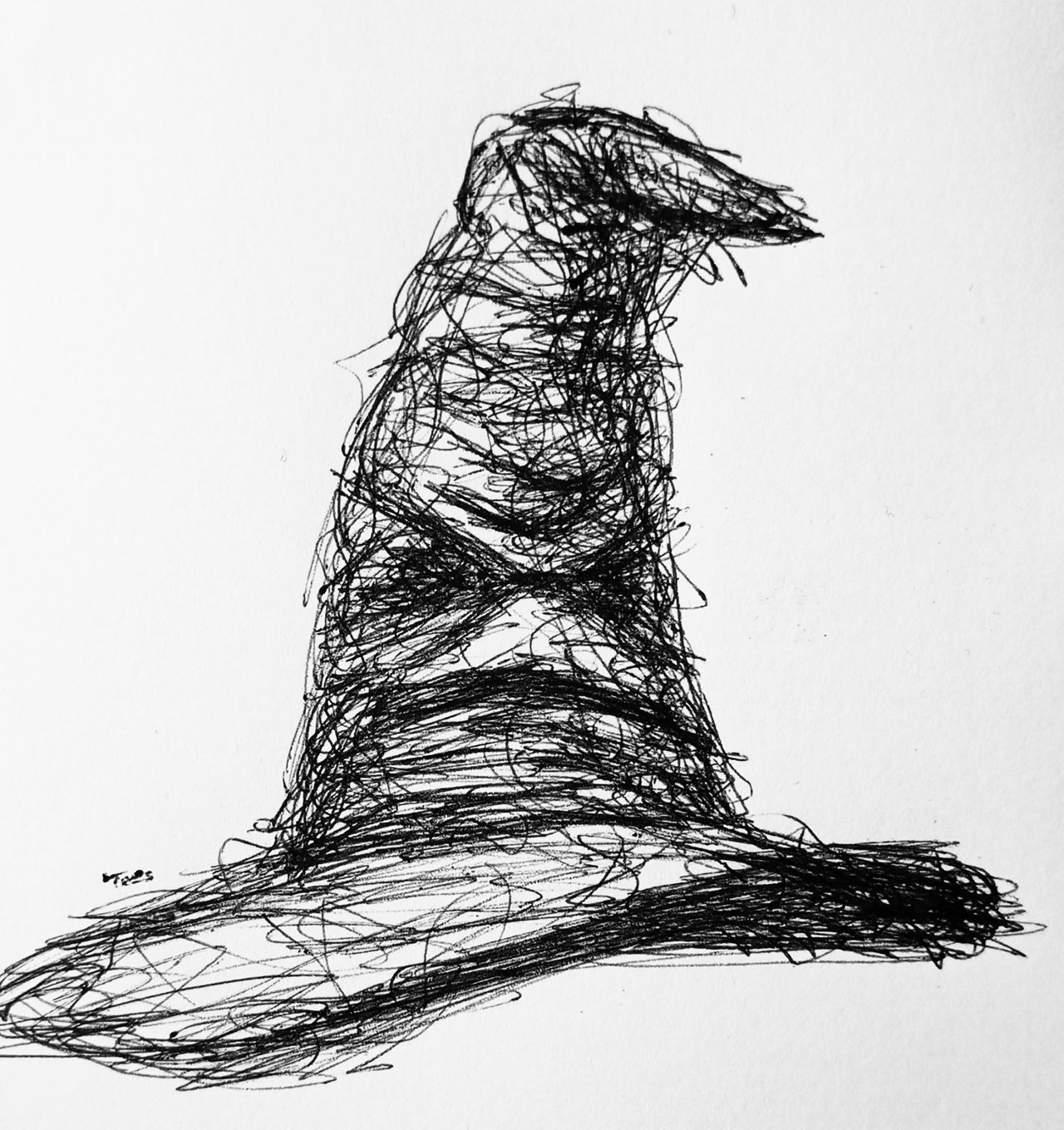 Featured image of post Harry Potter Sorting Hat Drawing A kind and loyal sort is what you will find waiting for you always there in a pinch
