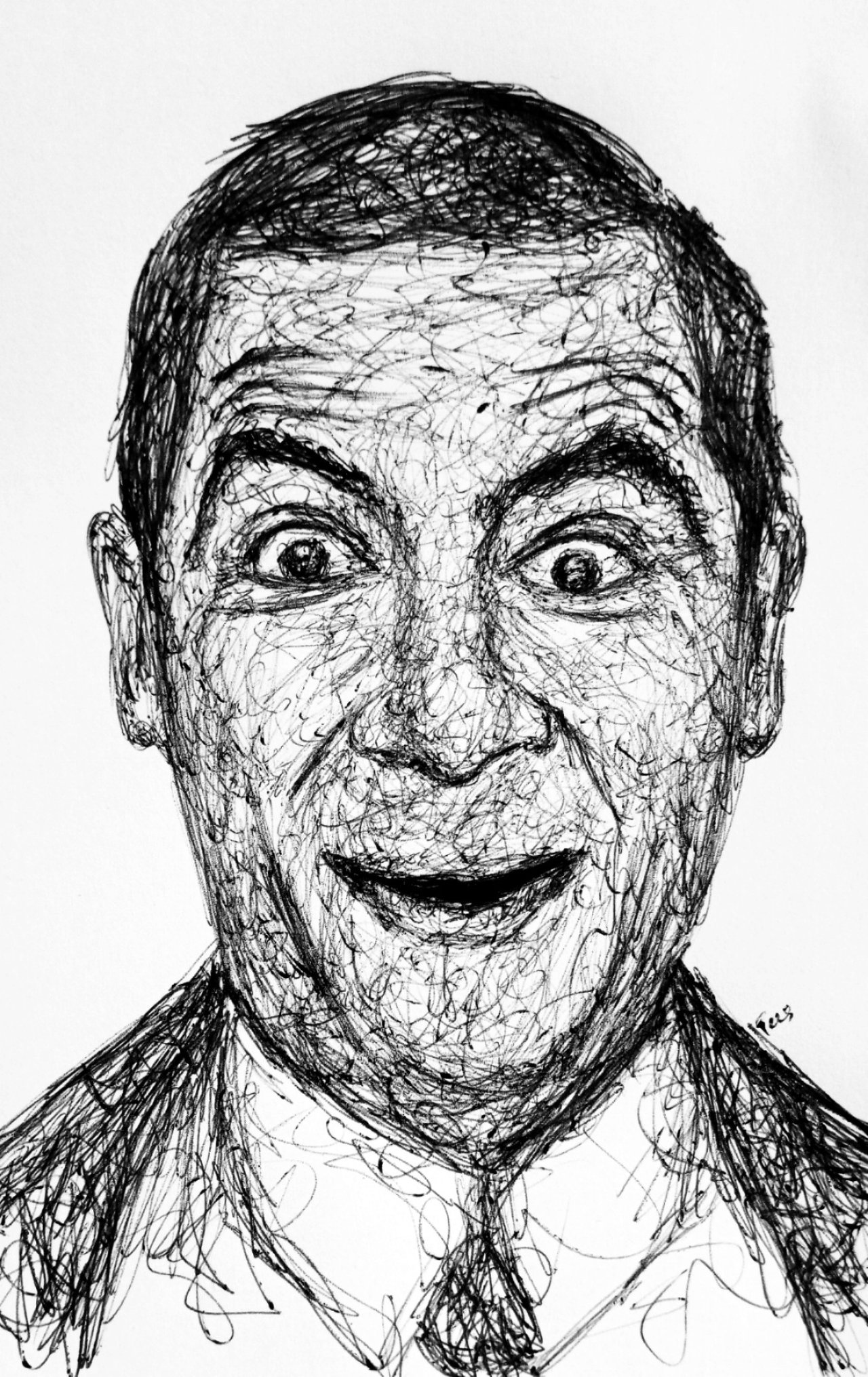 Johnny-English-caricature-sketch [Copyright Nelson Santos]… | Flickr