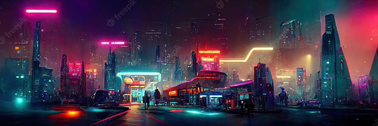 What futuristic genre aesthetic would be best suited for the 4