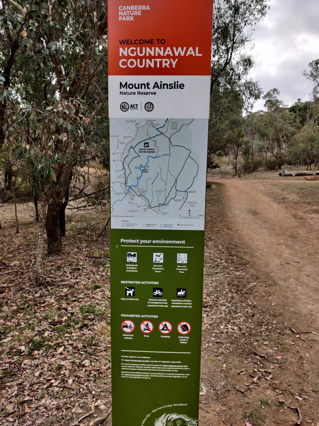 Mount Ainslie: Canberra, AUSTRALIA