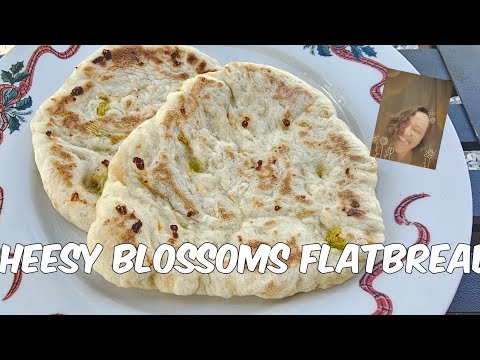 Cheesy Blossoms Flatbread