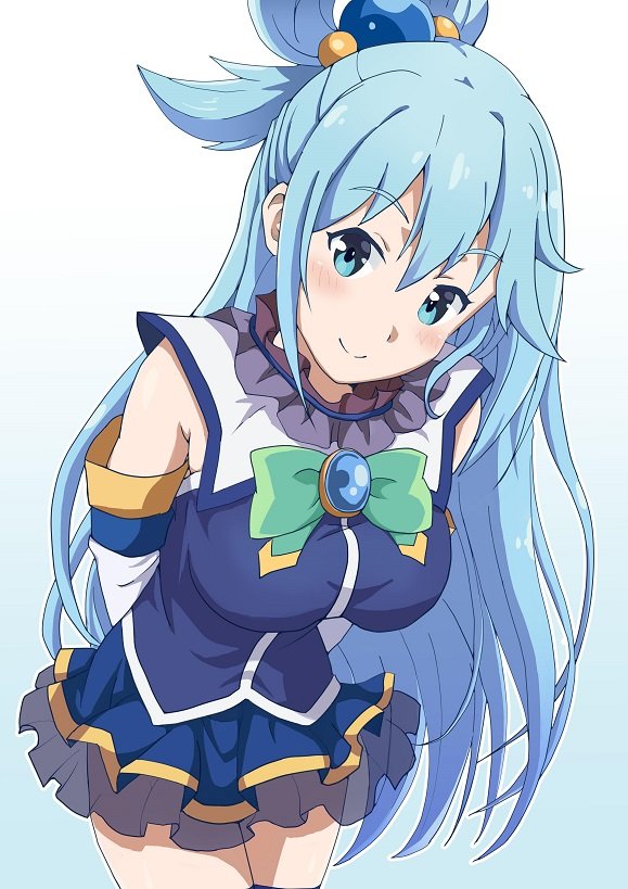 KonoSuba Anime Light novel Aqua Manga Anime blue manga cartoon png   PNGWing