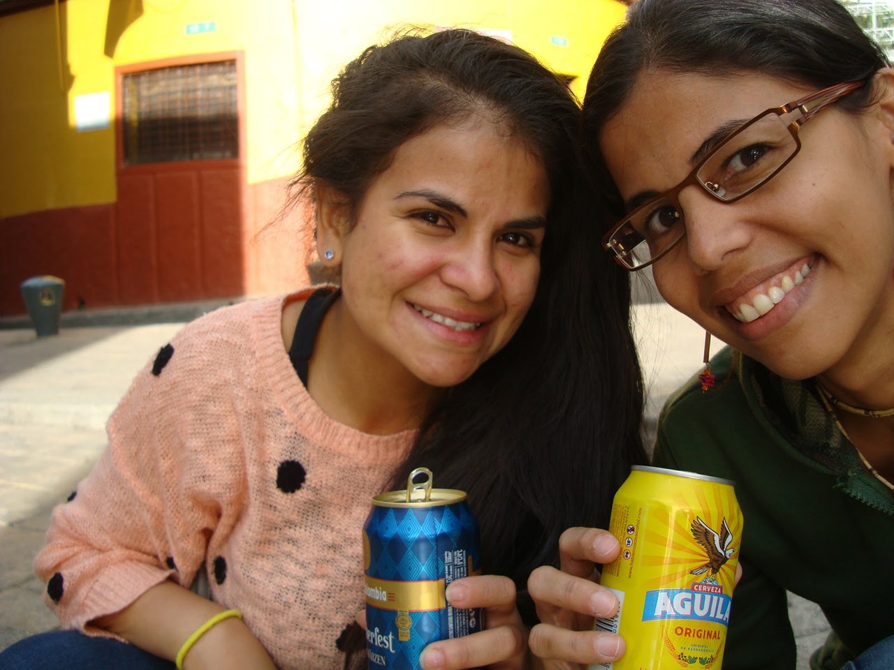 With my friend Mayra, in Bogotá. Colombia