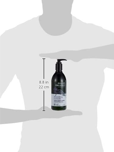 1 Avalon Organics Hand & Body Lotion, Nourishing Lavender, 12 Oz
