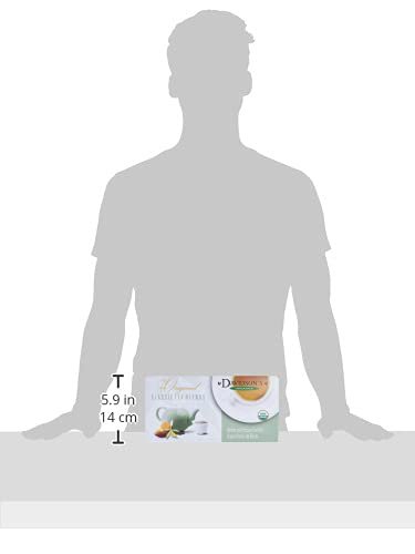 3 Davidson's Organics, Assorted Green Teas, 100-count Individually Wrapped Tea Bags