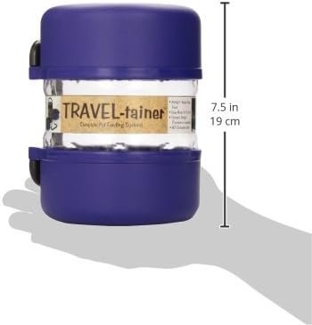 1 GAMMA2 Vittles Vault Travel-Tainer (6 Cups) Portable Food Storage Container, Blue