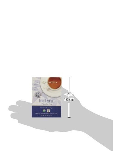 2 Davidson's Organics, Irish Breakfast, 8-count Tea Bags, Pack of 12