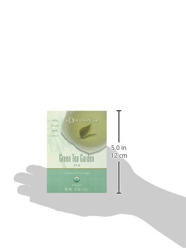 2 Davidson's Organics, Green Tea Garden, 8-count Tea Bags, Pack of 12