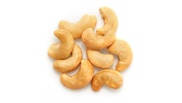 2 Yupik Organic Dry Roasted Cashews, 2.2 lb, Kosher, Gluten-Free, Non-GMO, Vegan, Crunchy Nuts, Unsalted, Lightly Roasted, Oil-Free, Source of Protein & Iron, Nutritious, Healthy Snacks
