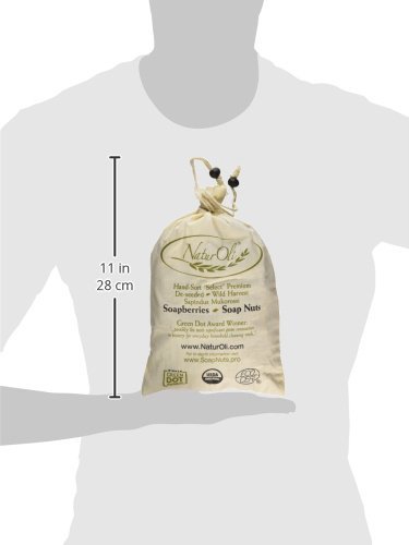 1 Soap Nuts / Soap Berries - 1-Lbs organic (240 loads) + 18X Travel Bottle! Select Seedless - 1 Wash Bag, 8-pg info, Tote Bag. Organic Laundry Soap