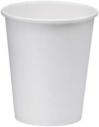 3 NYHI 300-Pack 6 oz. White Paper Disposable Cups – Hot/Cold Beverage Drinking Cup for Water, Juice, Coffee or Tea – Ideal for Water Coolers, Party, or Coffee On the Go’