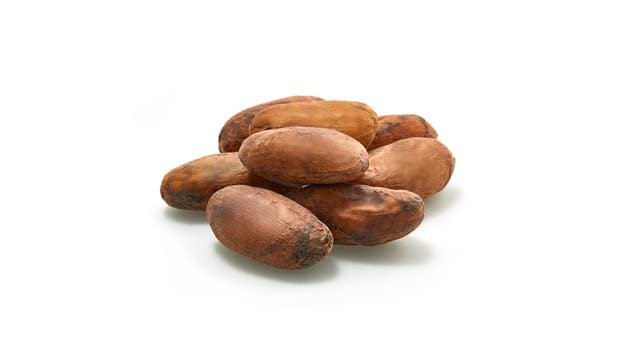 2 Yupik Organic Raw Cacao Beans, 2.2 lb, Vegan, Gluten-Free, Kosher, GMO-Free, Natural Dried Beans, Unroasted, Crunchy, No Sugar, Source of Fiber, Perfect to Make Chocolate, Ideal for Snacks & Baking