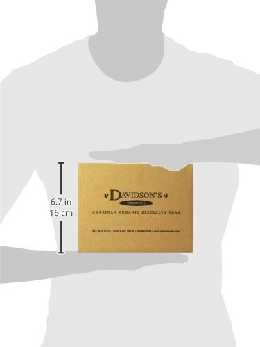 4 Davidson's Organics, Cinnamon Apple, 25-count Tea Bags, Pack of 6