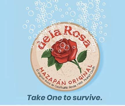 5 De la Rosa Mazapan, Marzipan De la Rosa, Mexican Original Peanut Candy, Regular Pack of 30