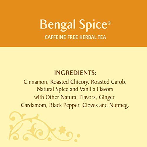 2 Celestial Seasonings Herbal Tea, Bengal Spice, Caffeine Free, 20 Tea Bags (Pack of 6)