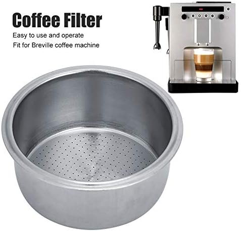 3 Stainless Steel Coffee Machine Accessory: Breville Portafilter Filter Basket, 51mm