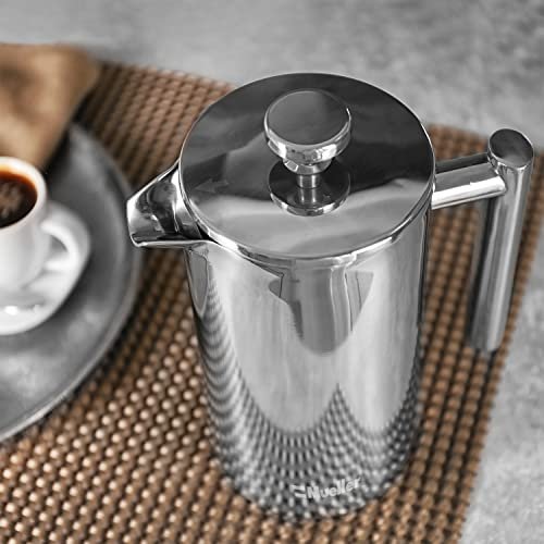 5 Stainless Steel Coffee Maker - Insulated with Advanced Filtration System