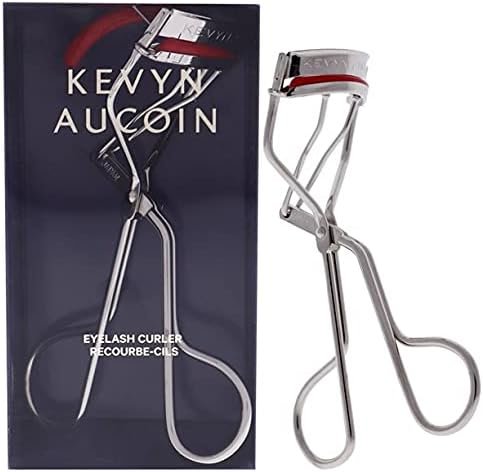 1 Kevyn Aucoin The Eyelash Curler: Easy use. Long-lasting curl of lashes effect. Wide opening. Stainless steel with two red lash cushions. Pro makeup artist tool for before & after mascara application