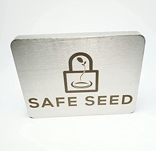 3 Safe Seed TITANIUM Wallet 12-25 Word Recovery Passphrase Backup Complete Stamp Kit W/ 2 Titanium Plates & Steel Bench Block Cold Storage Bitcoin Ethereum Ledger Trezor KeepKey