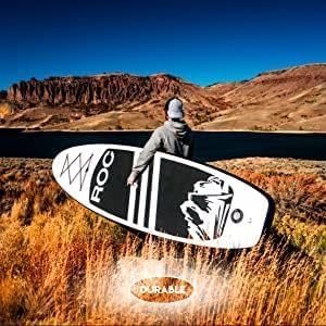 4 Roc Inflatable Paddle Boards with High-Quality SUP Accessories, Sturdy and Balanced Structure, Cushioned Deck for All Ages