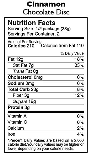 2 Taza Chocolate Organic Mexicano Disc 50% Dark Chocolate, Cinnamon, 2.7 Ounce (12 Count), Vegan