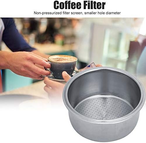 2 Stainless Steel Coffee Machine Accessory: Breville Portafilter Filter Basket, 51mm