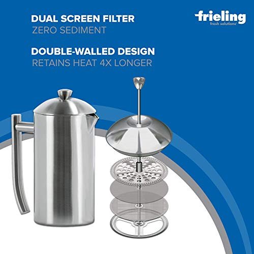 3 Frieling Double-Walled Coffee Maker in Simple Packaging
