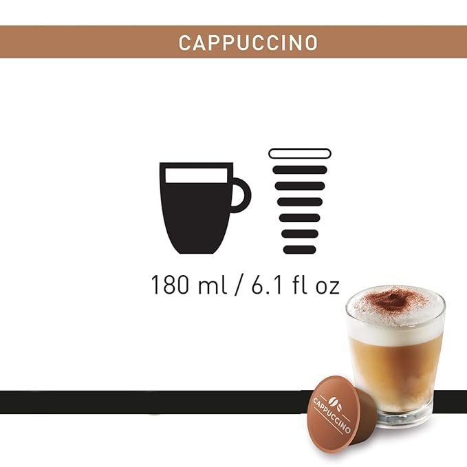 2 Superior Brew Coffee Pods Compatible With Nescafe Dolce Gusto Coffee Machines (Cappuccino, 120)