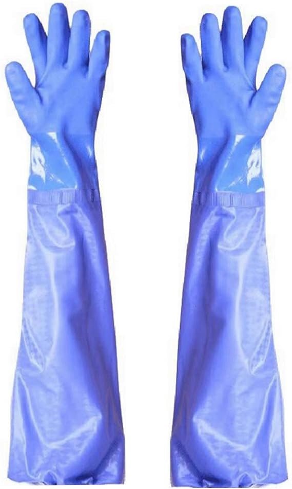 5 Durable Fisherman's PVC Glove with Cotton Lining for Extended Use