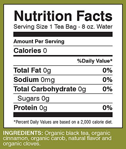 3 Davidson's Organics, Spiced Pear, 25-count Tea Bags, Pack of 6